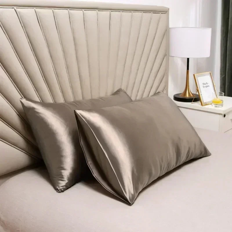 100% Natural Mulberry Silk Pillow Case Real Silk Protect Hair Skin Pillowcase Any Size Customized Bedding Pillow Cases Cover Beauty World Shop
