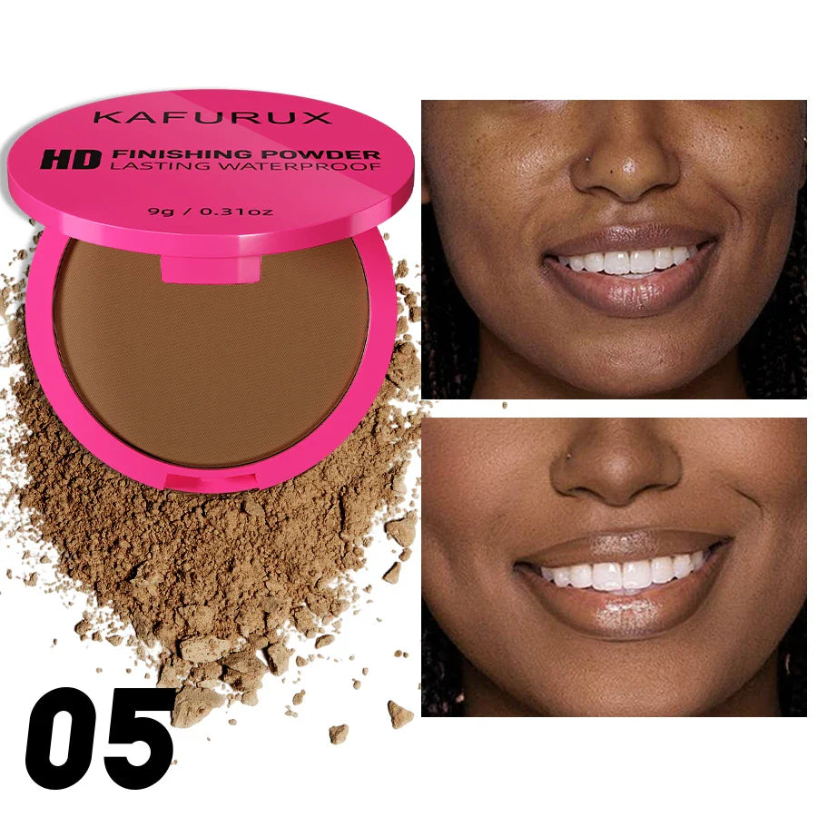 4 Color Oil Control Matte Face Powder Long Lasting Flawless Setting 1PC Powder Face Makeup Full Coverage Pressed Powder Gifts Beauty Trend Shop