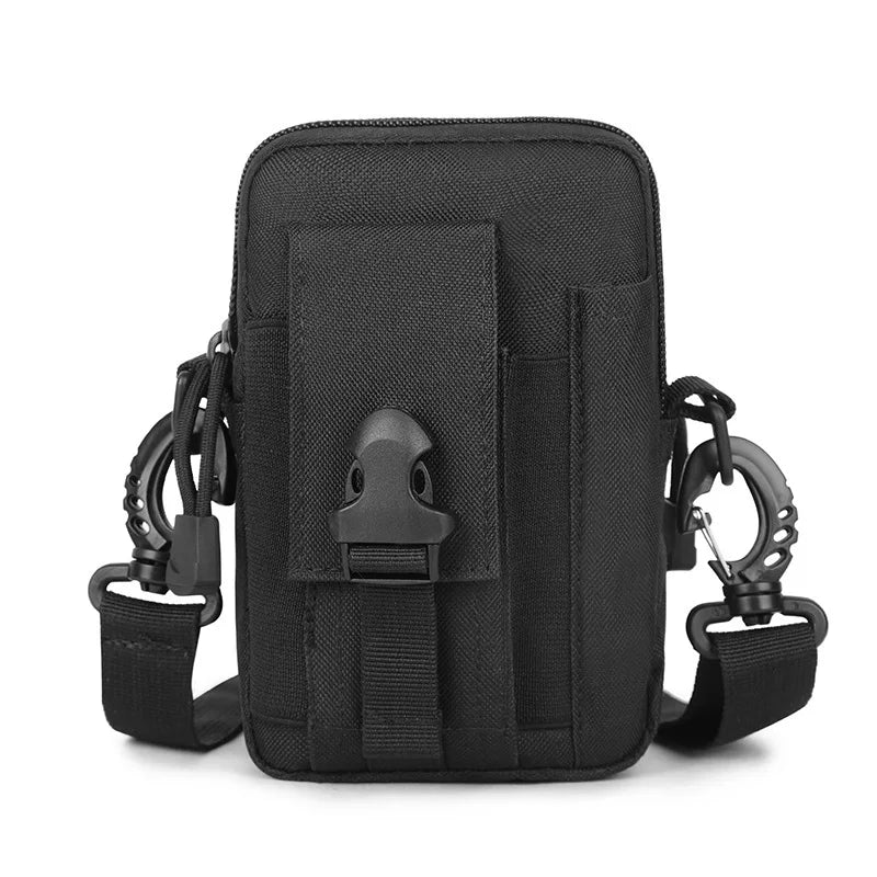 Mobile Phone Case Pouch Waist Bag Waterproof Nylon Multifunction Casual Men Waist Pack Male Small Bag Beauty World Shop