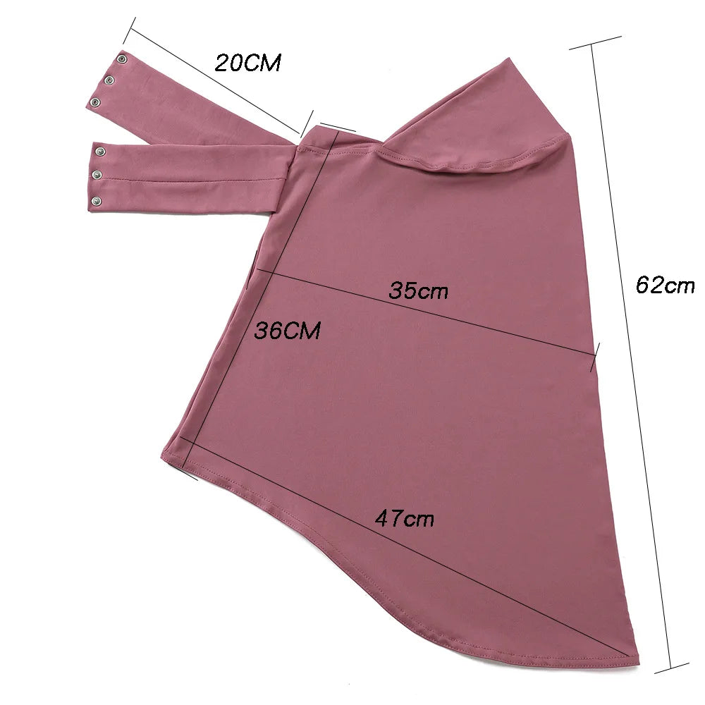 New Instant Jersey Hijab Undercap Hijabs for Woman Muslim Women Hijab Cap Full Cover Snap Fastener Head Wraps Scarf Islam Turban Beauty World Shop