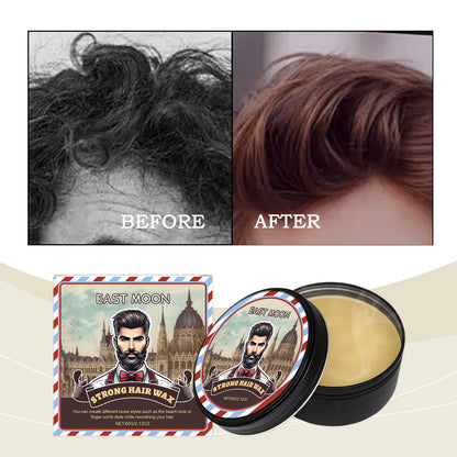 Long Lasting Stying Wax Fluffy Hair Pomade Wax Keep Hair Oil Edge Control Barbershop Tools Salon Hairdressing Mud Hair Styling Beauty World Shop