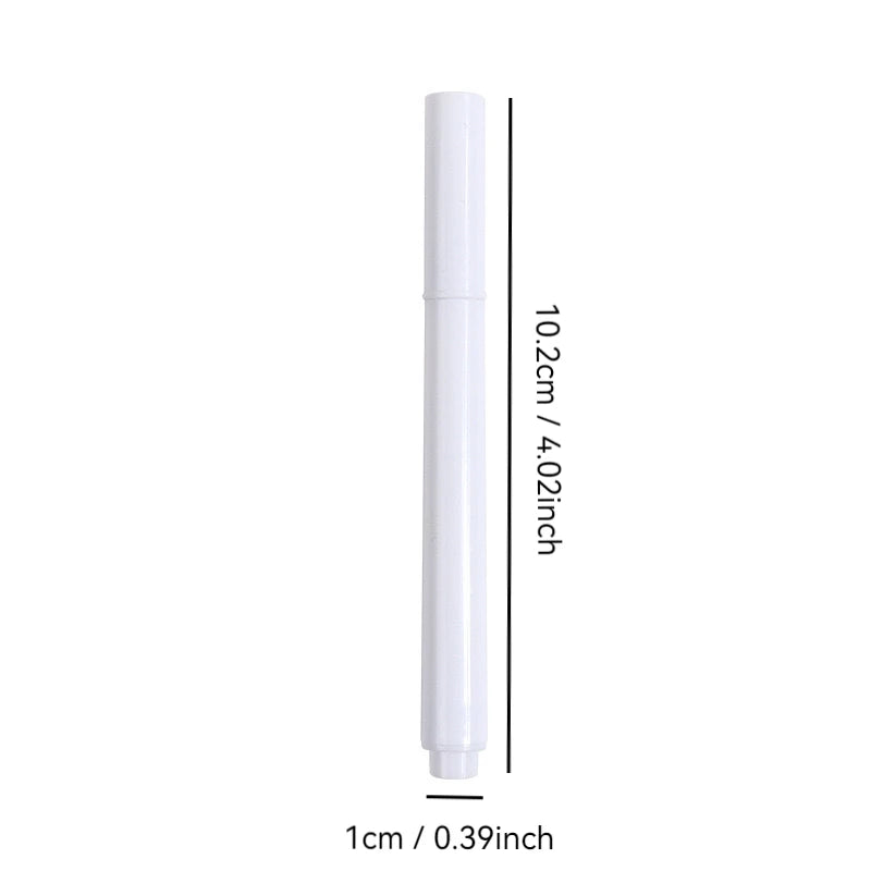 Liquid Chalk Erasable Pen 3-100Pcs White Marker for Glass Windows Blackboard Chalkboard Whiteboard Marker Drawing Chalk Pens Beauty World Shop