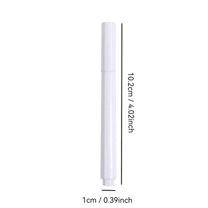 Liquid Chalk Erasable Pen 3-100Pcs White Marker for Glass Windows Blackboard Chalkboard Whiteboard Marker Drawing Chalk Pens Beauty World Shop