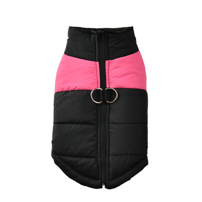Pet Dog Jacket Warm Winter Clothes For Small Large Dogs Labrador Coat Windproof Waterproof Puppy Costume Vest With D-ring Pug Beauty World Shop