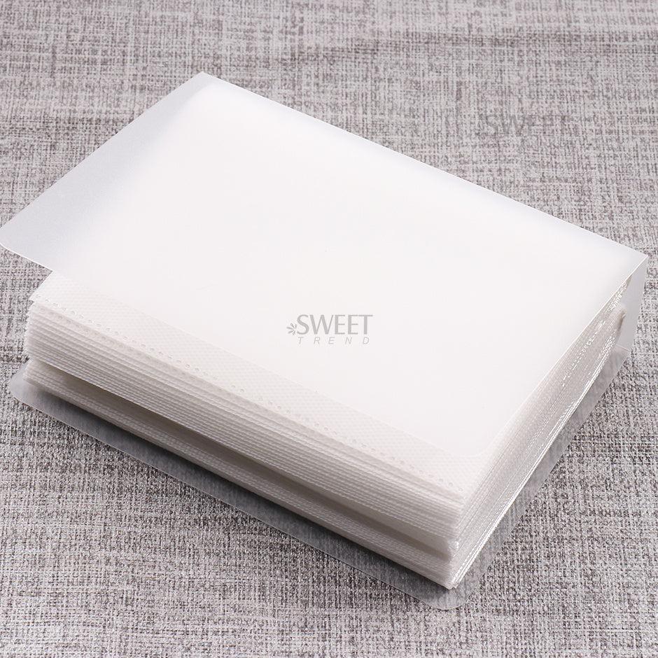100 Slots Empty Nail Art Sticker Storage Book Album Exhibition Decals Collecting Organizer Holder Display Notebook Manicure Tool Beauty World Shop