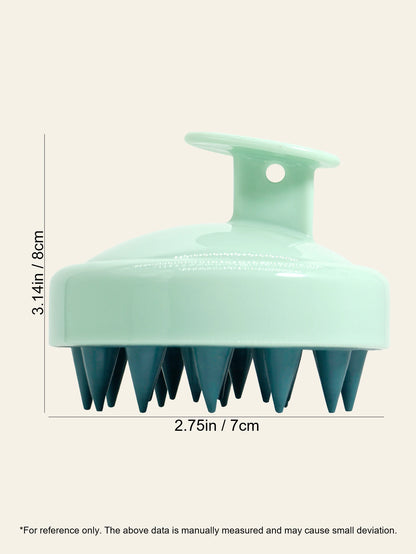 Silicone Shampoo Scalp Hair Massager Head Body Scalp Massage Brush Scalp Massage Brush Comb Magic Handle Brush Spa Massage Brush Beauty World Shop