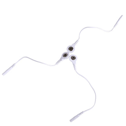 Short Cables Wires 3.5mm Plug Hole 2.0mm Machine Use Adapter Tieline for Muscle Stimulator Massage Therapy Electrode Wires Beauty World Shop