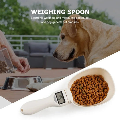 Pet Food Measuring Scoop Electronic Dog Cat Food Measuring Cup Digital Spoon Scale Kitchen Food Scale with LED Display Beauty World Shop