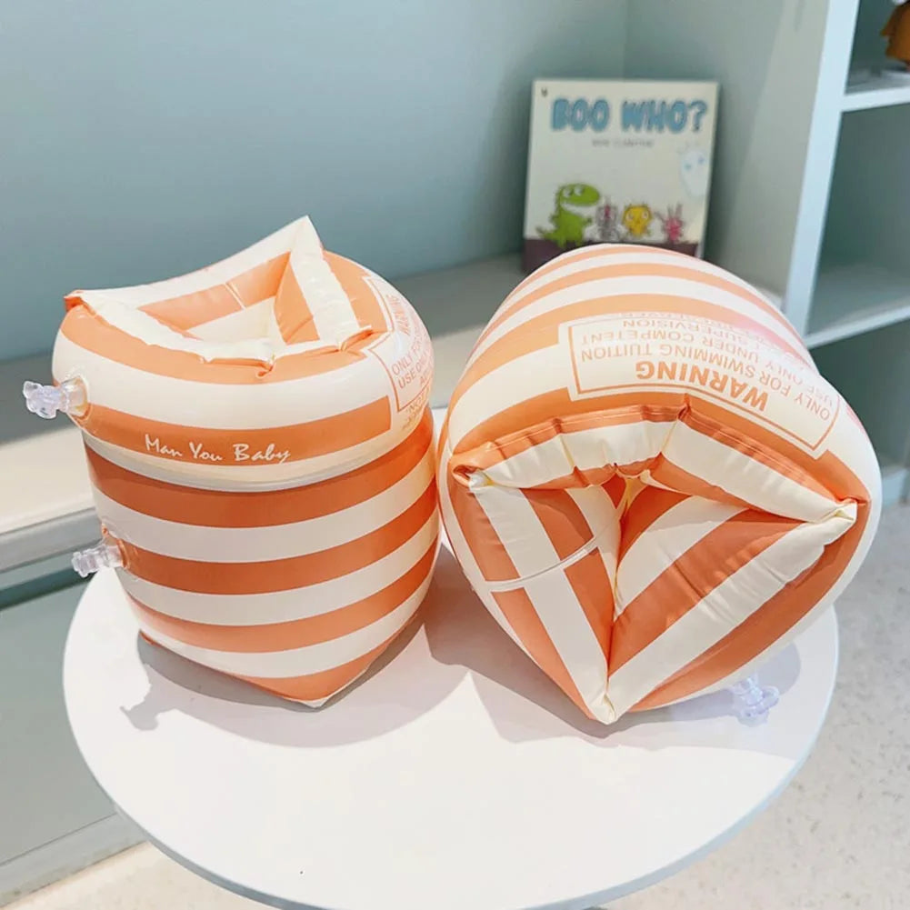 1Pair Pool Buoy Armbands Double Air Bag Inflatable Swimming Pool Float PVC Printed Arm Tube Adult Kids Arm Ring Pool Accessories Beauty World Shop
