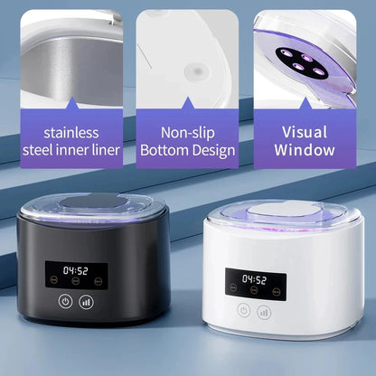 NEW HOT Small portable cleaning machine full-automatic household cleaning jewelry braces contact lens cleaner Beauty World Shop