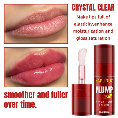 1PC Chili Pepper Lip Plumper Oil Long Lasting Moisturizing Lip Gloss Serum Instant Volumising  Essence Oil Lip Makeup for Women Beauty Trend Shop