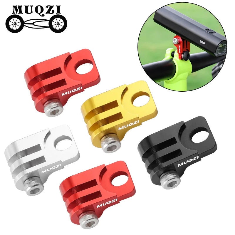 MUQZI For Brompton Folding Bike Light Holder Bicycle Lighting Lamp Mount Adapter Computer Holder Base Bicycle Accessories Beauty World Shop