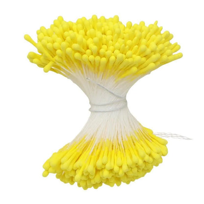 400pcs 2mm Moulti Options Artificial Flower stamen Mini Pearl Floral pistil For Wedding Party Home Decoration DIY Accessories Beauty World Shop