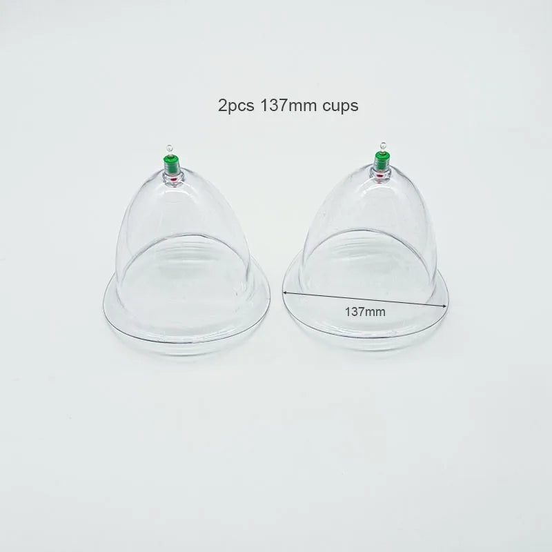 Big Size Vacuum Cupping Breast & Buttocks Enlargement Massager Suction Pump Machine Butt Lifting Device Back Massage Cans Beauty World Shop