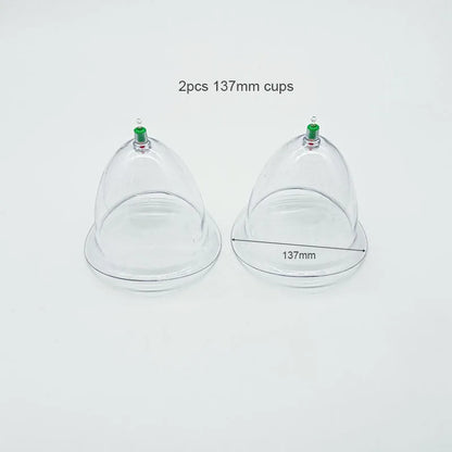 Big Size Vacuum Cupping Breast & Buttocks Enlargement Massager Suction Pump Machine Butt Lifting Device Back Massage Cans Beauty World Shop