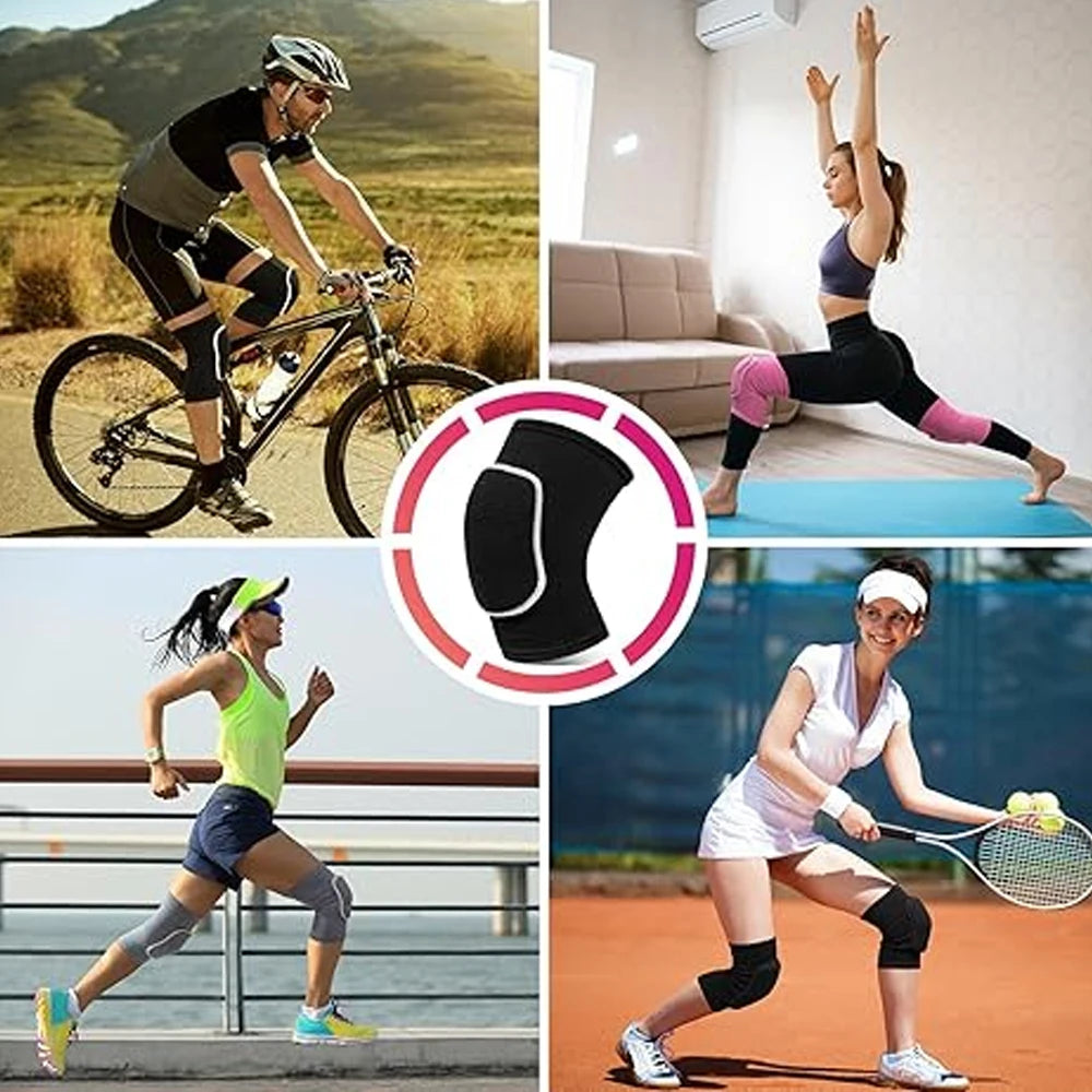 Professional Shock-Absorbing Knee Pads (2 PCS) - EVA Protection for Volleyball,Football - Multi-Sport Use for Men, Women & Kids Beauty World Shop