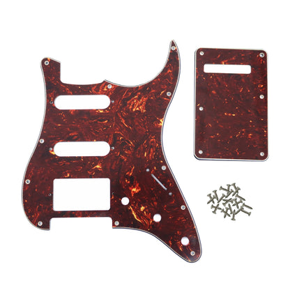 PHRILAM SSH 11 hole ST electric guitar guard, 3-Layer  St  Pickguard with Aluminum Foil Shield Fits American/Mexican ST Beauty World Shop