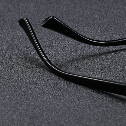 1Pc Men's Fashion Glasses New Trendy Square Frame Retro Rivet Y2K Music Festival Cool Street Style Decoration Suitable for Daily Beauty World Shop