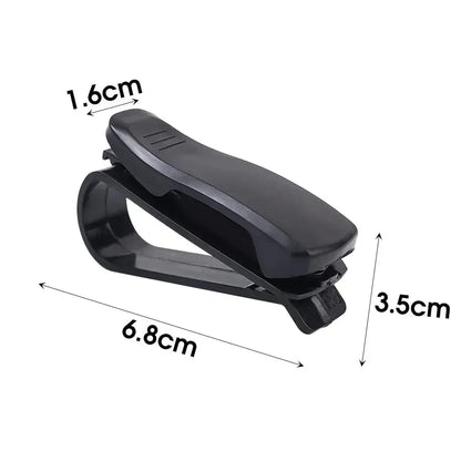 2PCS Universal Car Auto Sun Visor Glasses Box Sunglasses Clip Card Ticket Holder Fastener Pen Case Eyeglasses Clips Accessories Beauty World Shop