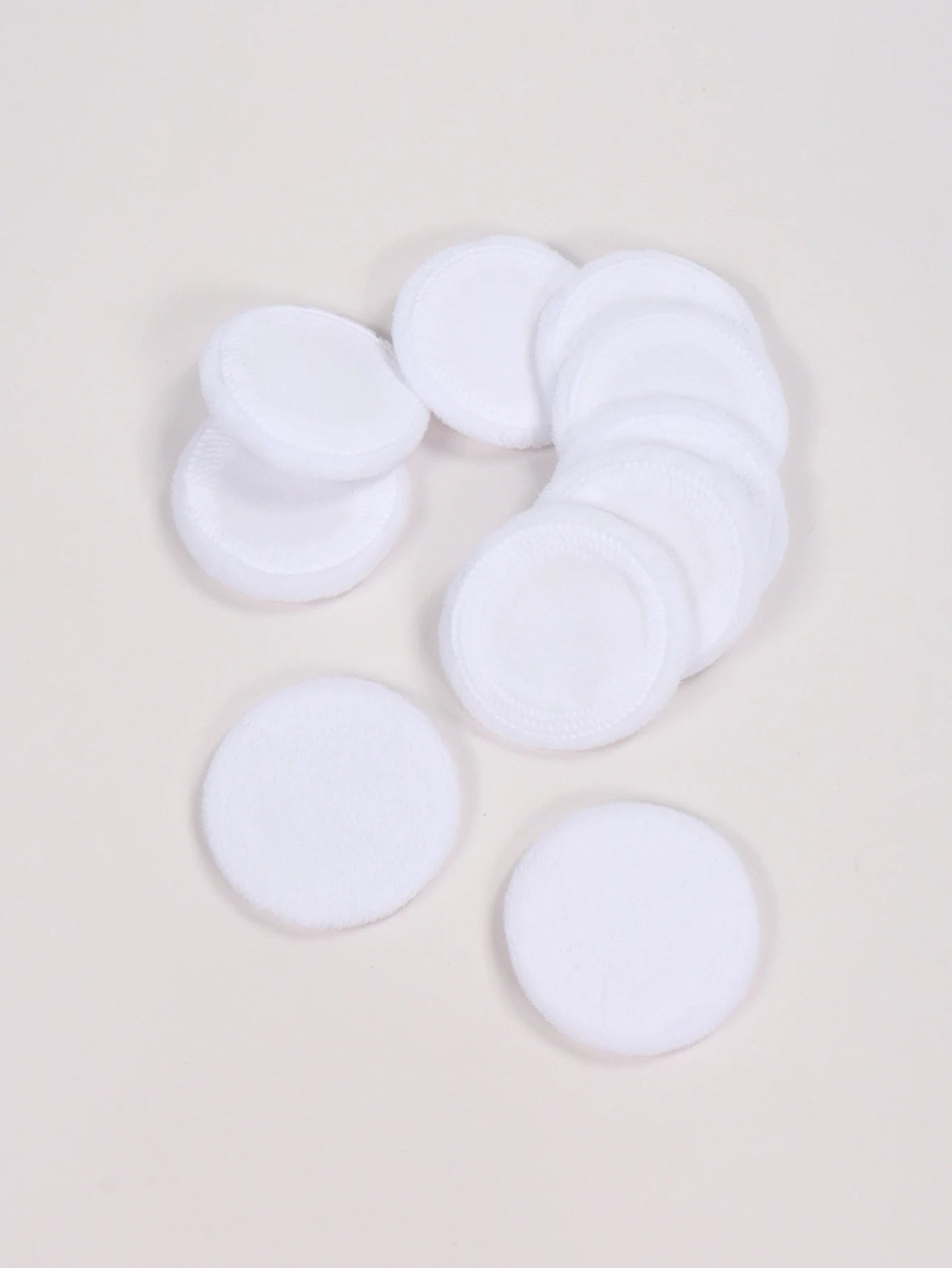 2-5-10-20Pcs Portable and Practical High-Grade White Round Powder Puff for Base and Fixing Makeup Beauty World Shop
