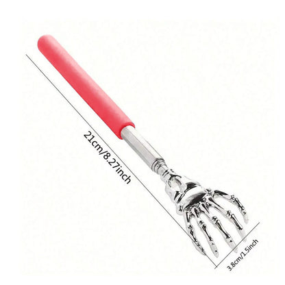 Portable Extendable Back Scratcher Stainless Steel Telescoping Back Scratcher for Both Human and Pets Extendable Back Massager Beauty World Shop