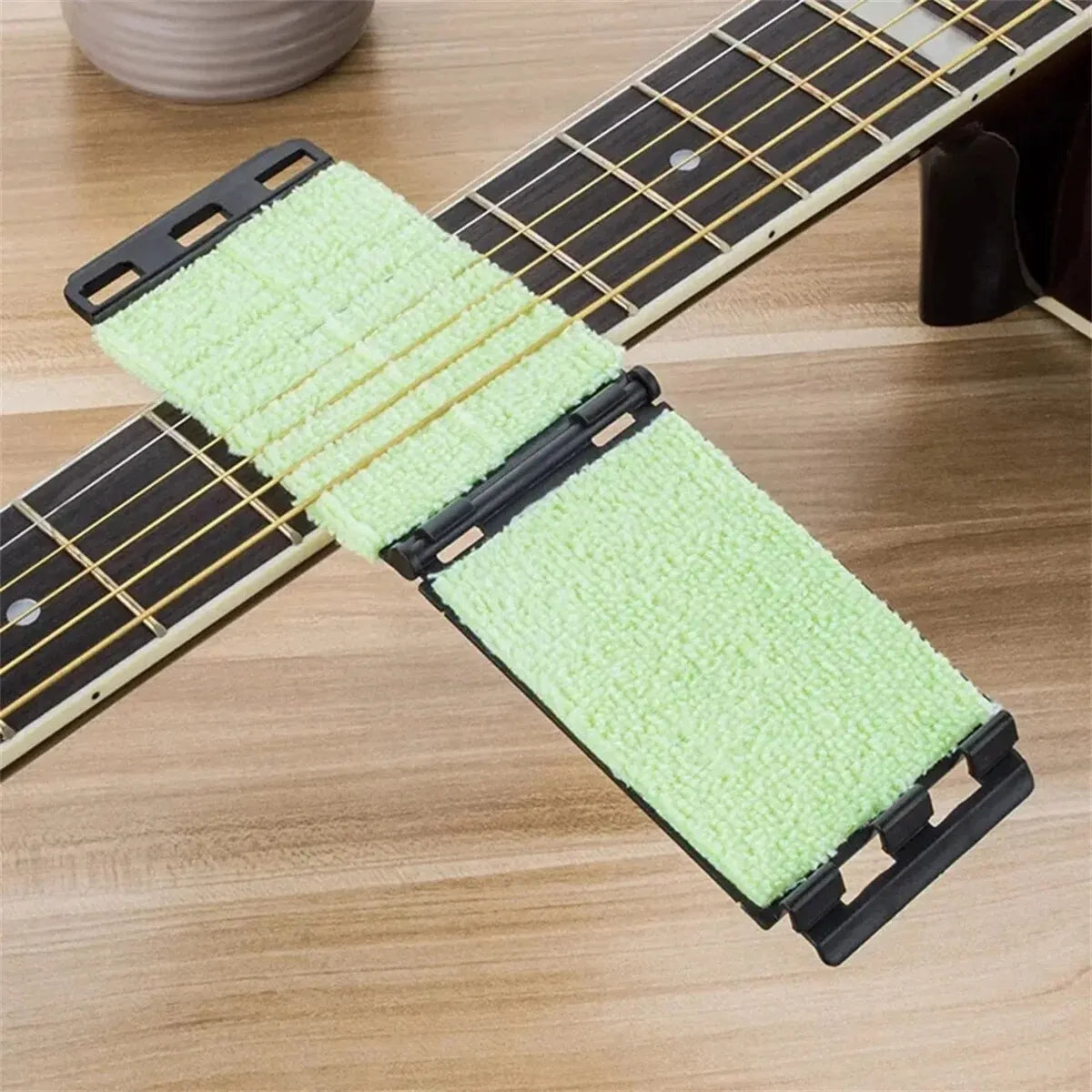 Miwayer Guitar String Cleaner Clean Fretboard Cloth Tool for Maintenance and Care of Violin, Bass, Ukulele, Electric Guitars Beauty World Shop