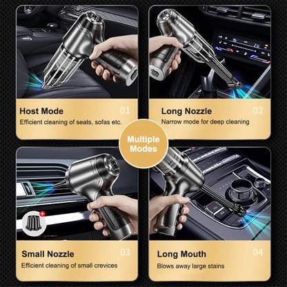 Car Vacuum Cleaner Wireless Portable Vacuum Cleaner 95000PA Strong Suction Handheld Mini Cleaner High Power Blower for Car Home Beauty World Shop