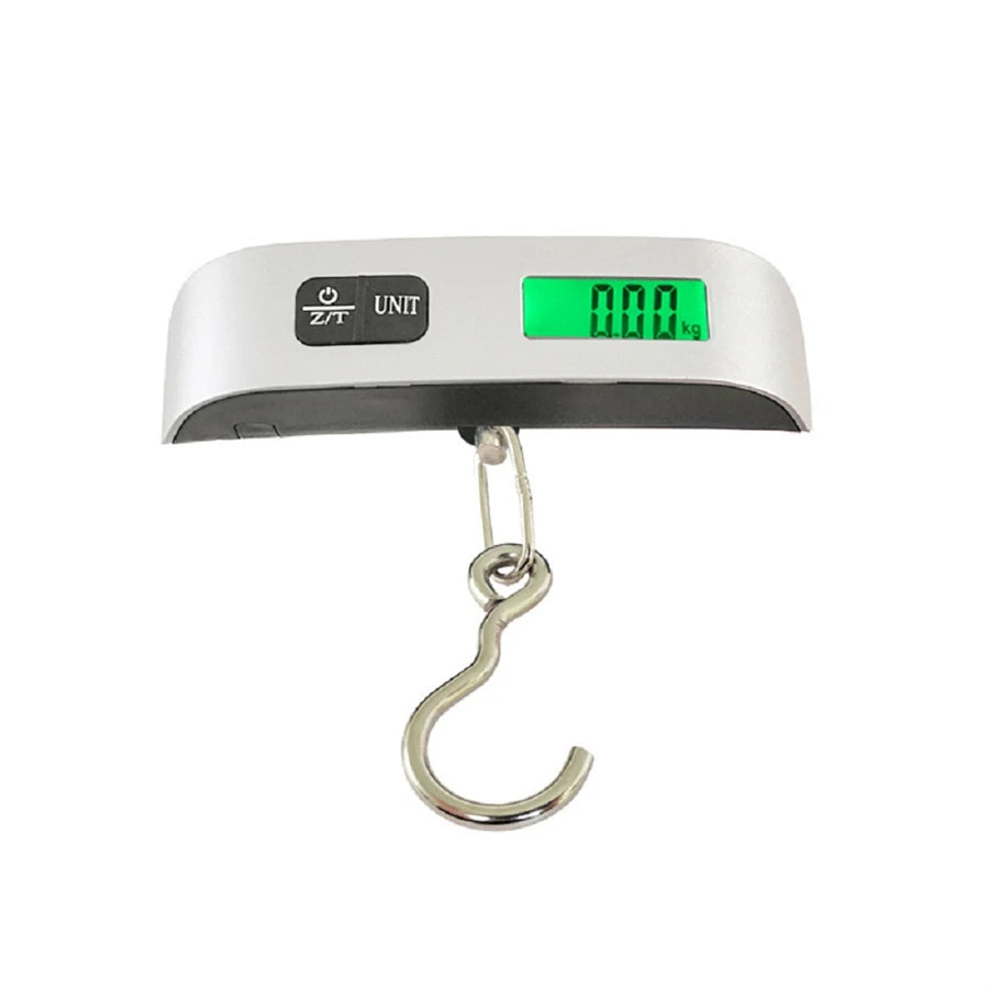 Portable Scale Digital LCD Display 110lb/50kg Electronic Luggage Hanging Suitcase Travel Weighs Baggage Bag Weight Balance Tools Beauty World Shop