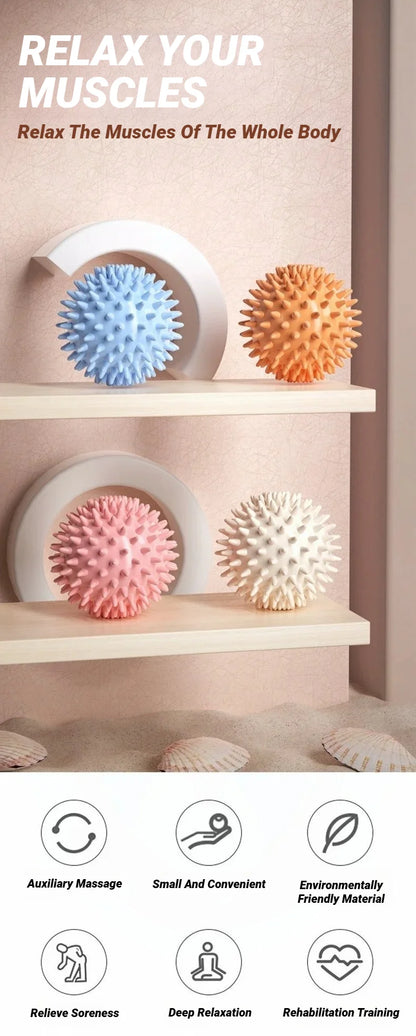 Sport Massage Ball Myofascial Release Massager Spiky Roller For Deep Tissue Trigger Point Muscle Recovery Pain Relief Durable Beauty World Shop