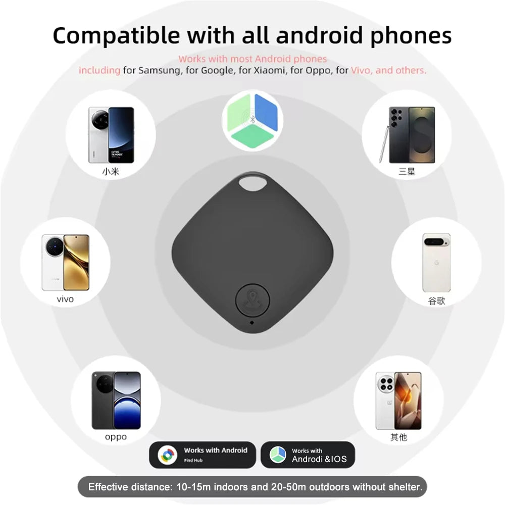 Smart Bluetooth GPS Tag Tracker Work with Android IOS APP Anti Lost Reminder Device Anti-loss Rated Locator Car Key Pet Finder Beauty World Shop