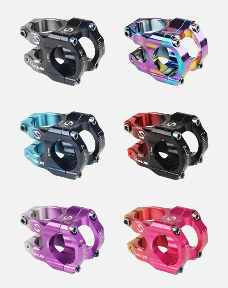 MTB Road Bike Stem CNC Mountain Bicycle Bridge Short Power 31.8mm High Strength Climbing Riser Beauty World Shop