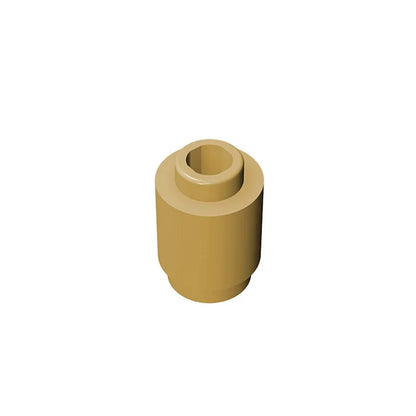 MOC 10PCS 3062 Round 1x1 Building Blocks High-Tech 30068 House Castle Bricks Educational Particle Toys Children Birthday Gifts Beauty World Shop