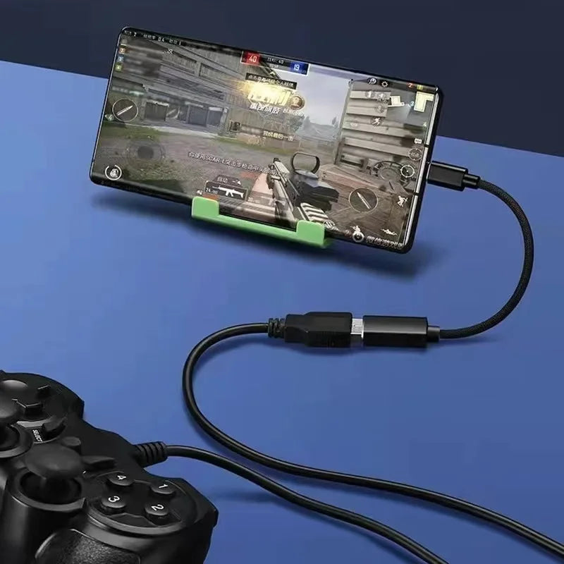 Android Type-C to USB 2.0 Conversion Cable, USB Flash Drive, Data Tablet, Card Reader, OTG Connection Box, Mouse Beauty World Shop