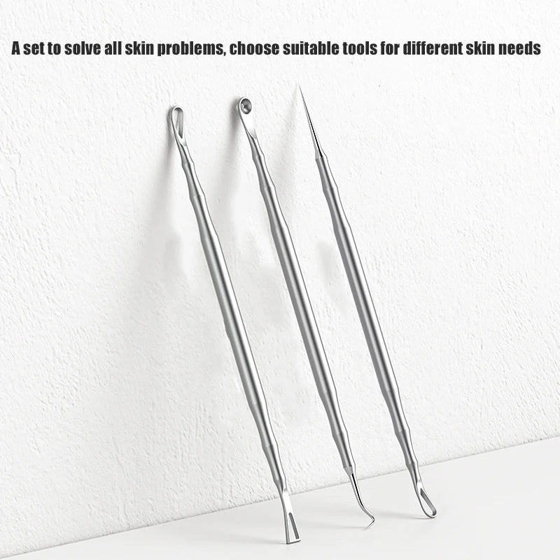 1 pack, German ultra-fine cell acne blackhead and whitehead clip beauty salon special acne fat particle needle tool Beauty World Shop