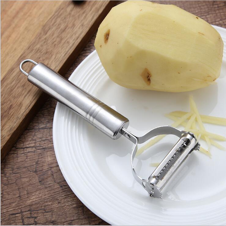 High Quality Stainless Steel Potato Cucumber Carrot Grater Julienne Peeler Vegetables Fruit Peeler Vegetable Slicer Beauty World Shop