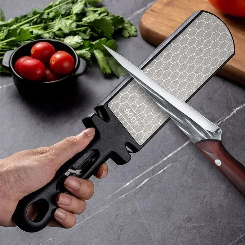 5 in1 Knife Sharpener Diamond Bars 400/1000 Multi-Tool Kitchen Knives Tungsten Steel Ceramic Grinding Double-Sided Whetstone 숫돌 Beauty World Shop