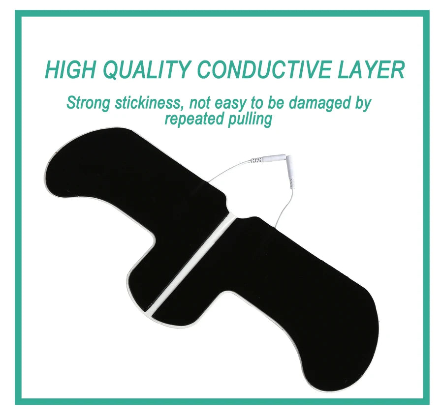 EMS Tens Electrode Pads Gel EMS Electrode Pads Non-Woven Patch Self-Adhesive Acupuncture  Electro Pad Beauty World Shop