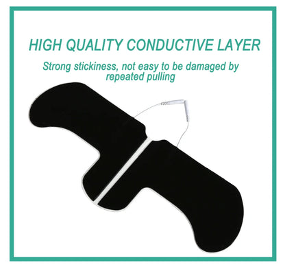 EMS Tens Electrode Pads Gel EMS Electrode Pads Non-Woven Patch Self-Adhesive Acupuncture  Electro Pad Beauty World Shop