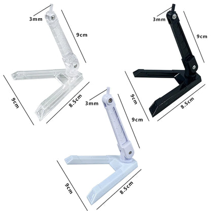 Innovative And Practical Handmade Doll DIY Holder Action Figure Model Base Display Stand Black Bracket For 1/144 HG RG Beauty World Shop