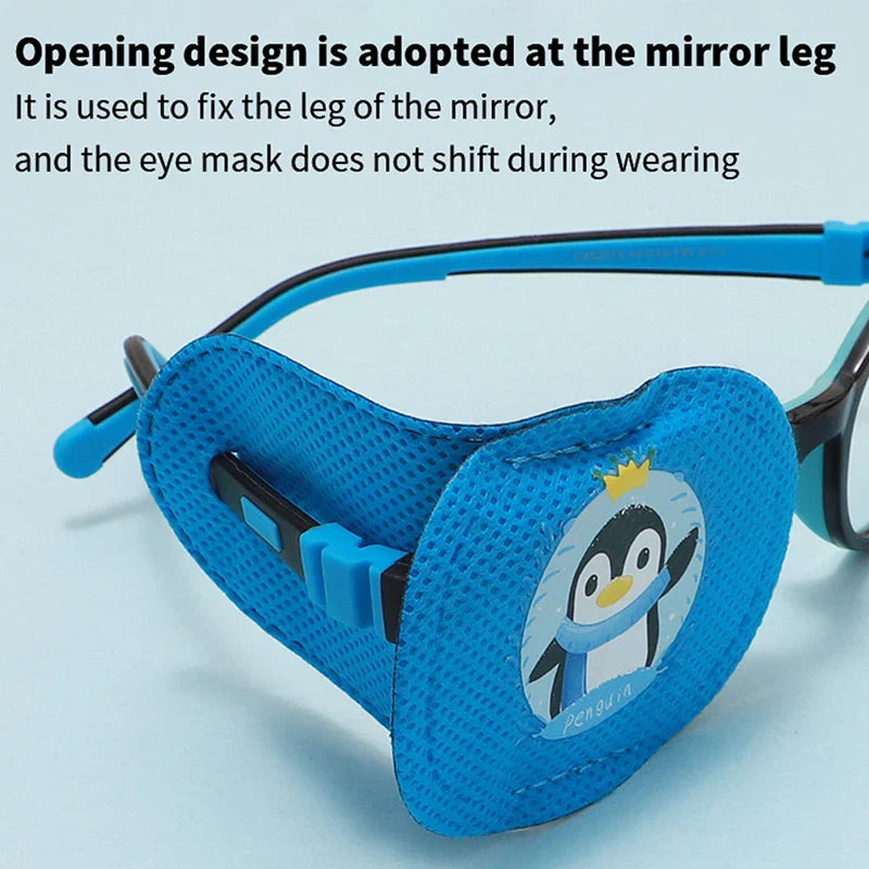 6pcs Children Health Care Kids Child Occlusion Medical Lazy Eye Patch Eyeshade For Kids Strabismus Treatment Vision Care Kit Beauty Trend Shop
