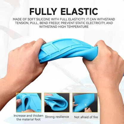 Soldering Station Mat Silicone Work Mat Heat Resistant 932°F Anti-Static Magnetic Mat for Electronic Phone Laptop Watch Repair Beauty World Shop