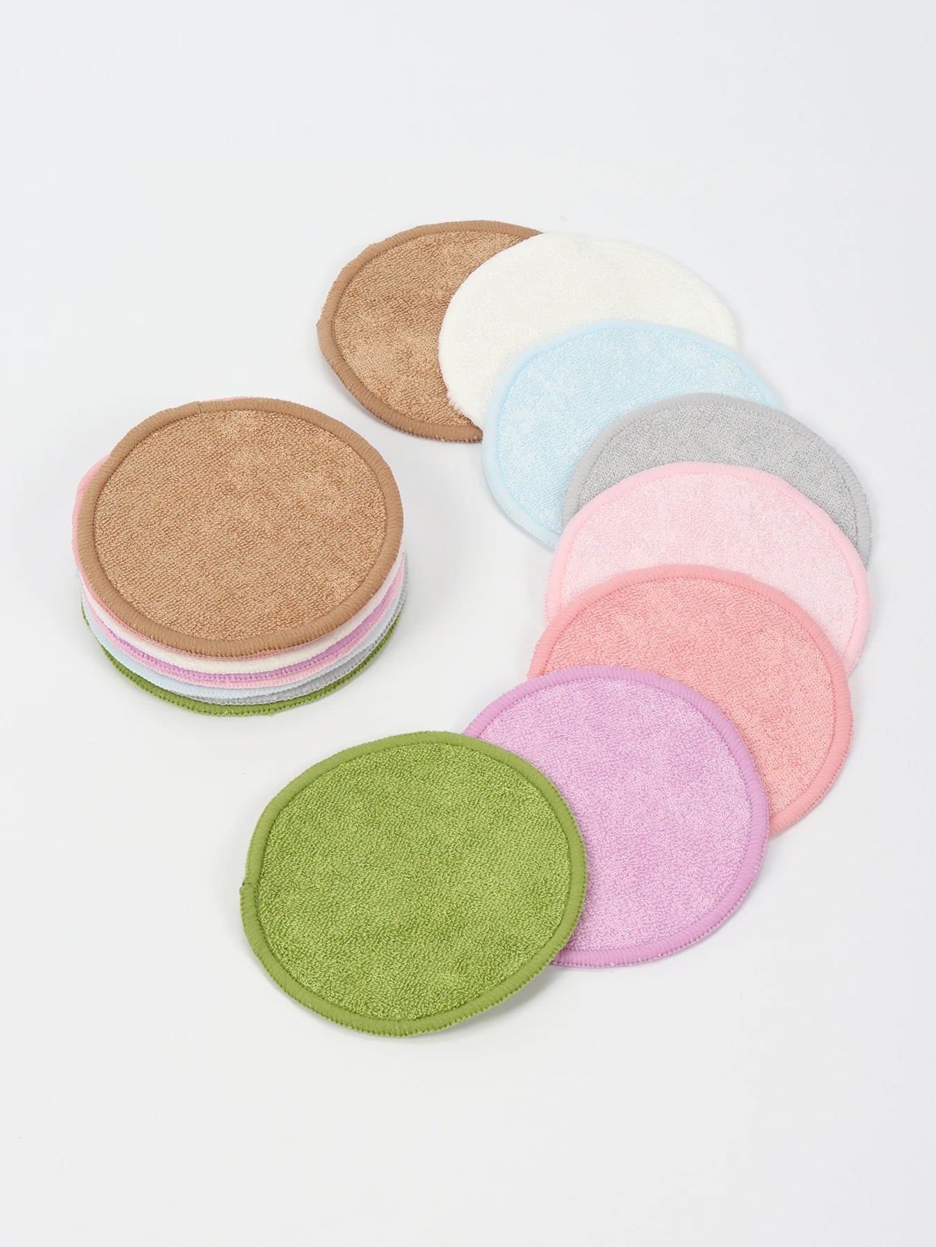 5/10/20 Pack Reusable Makeup Remover Pads Washable Face Cleansing Puff Cloth Clean Sponge Liquid Cream Tools Cosmetic Remover Beauty World Shop