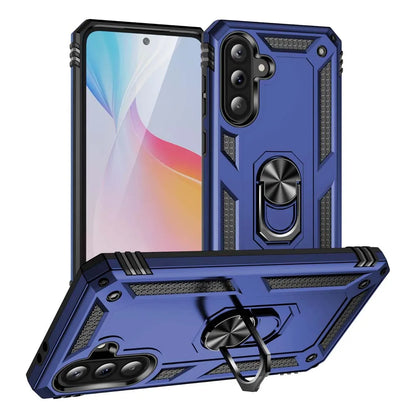Shockproof Armor For Samsung Galaxy A56 A36 A26 5G Case Phone Case Ring Stand Bumper Silicone Phone Back Cover Beauty World Shop