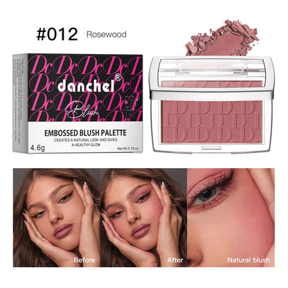 Face Blusher Matte Natural Cheek Tint Brighten Face Pink Red Face Contouring Cosmetics Blush Powder Soft Female Makeup Beauty World Shop