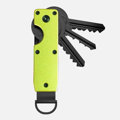 Minimalist Innovative Aluminum Alloy Compact Key Holder Key Rings Key Organizer Metal Key Holder 2-6 Keys Beauty World Shop