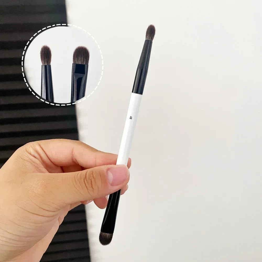 Double end foundation make-up face brush Double end powder red contour and eye shadow correction makeup brush