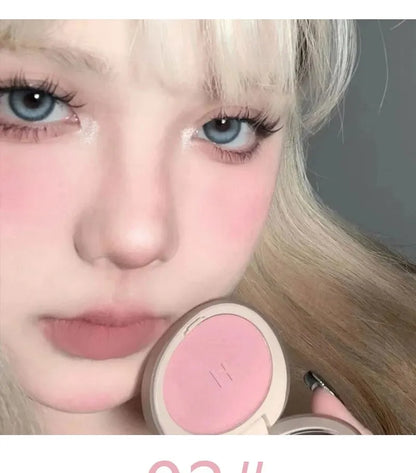 HERORANGEHR526 Monochromatic Blush Is Waterproof, Sweat-proof, Colorfast, and Durable. Six Colors Are Available. Beauty World Shop