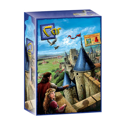 English Castle Carcas Classic Board Game for Family Party 2 5 Players Fun Tile Placement Strategy Game Best Gift Idea Beauty World Shop