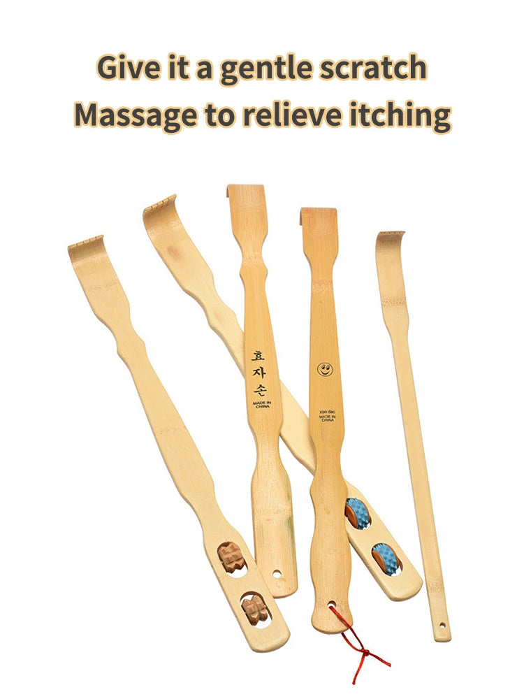 Bamboo Made Itching And Scratching Device Home Massage Anti Itch And Back Scratching Device Scratching Rake Massage Stick Beauty World Shop