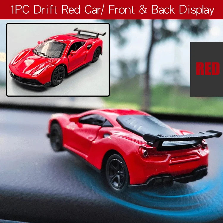 Drifting Car Model dashboard Swing Moving cool sports racing ornaments dash interior accessories decor items fun decorations men Beauty World Shop